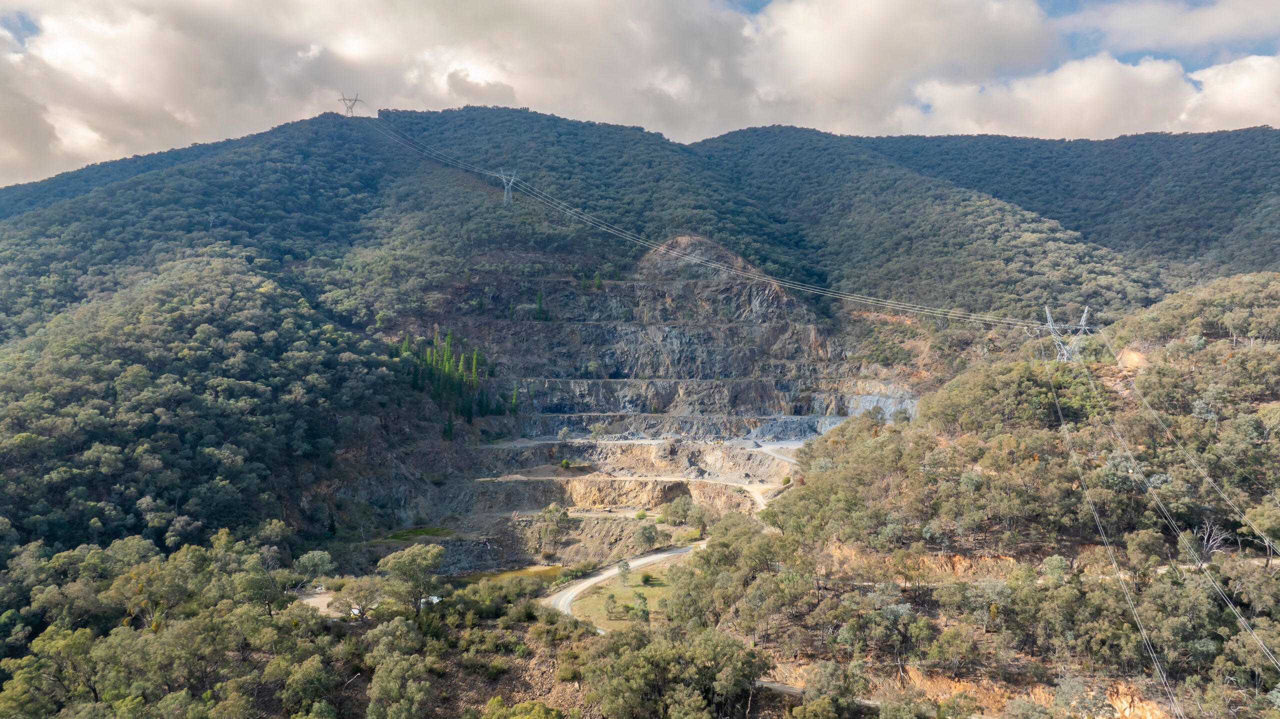 An image of a reclaimed mine, an example of a strong corporate affairs strategy.